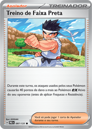 Treino de Faixa Preta 097/131 Poke Ball Foil Treino de Faixa Preta 097/131 Poke Ball Foil