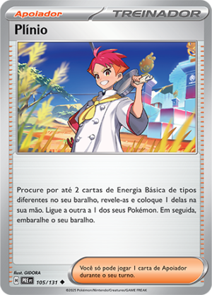 Plínio 105/131 Poke Ball Foil Plínio 105/131 Poke Ball Foil