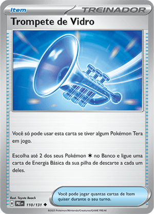 Trompete de Vidro 110/131 Poke Ball Foil Trompete de Vidro 110/131 Poke Ball Foil
