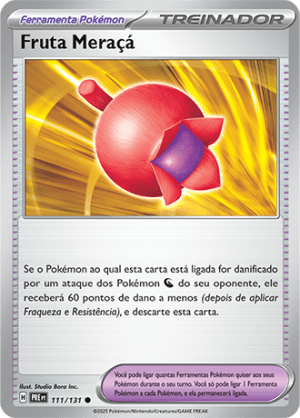 Fruta Meraçá 111/131 Poke Ball Foil Fruta Meraçá 111/131 Poke Ball Foil