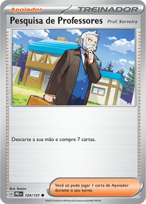 Pesquisa de Professores: Profº Sorveira 124/131 Poke Ball Foil Pesquisa de Professores: Profº Sorveira 124/131 Poke Ball Foil