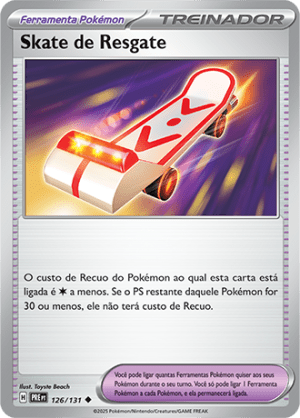 Skate de Resgate 126/131 Poke Ball Foil Skate de Resgate 126/131 Poke Ball Foil