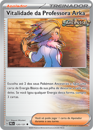 Vitalidade da Professora Arka 120/131 Poke Ball Foil Vitalidade da Professora Arka 120/131 Poke Ball Foil