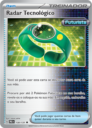 Radar Tecnológico 130/131 Poke Ball Foil Radar Tecnológico 130/131 Poke Ball Foil