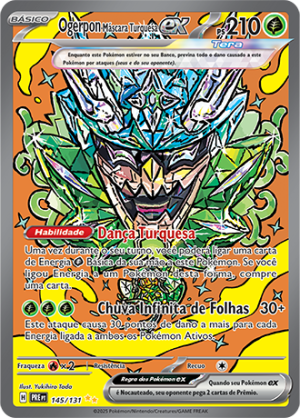 Ogerpon Máscara Turquesa ex 145/131 Ogerpon Máscara Turquesa ex 145/131