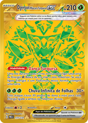 Ogerpon Máscara Turquesa ex 177/131 Ogerpon Máscara Turquesa ex 177/131