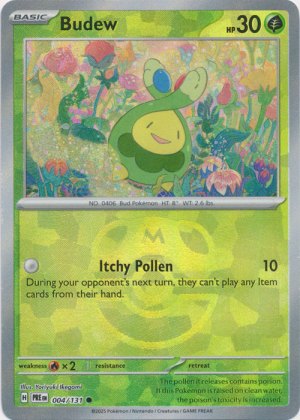 Budew 004/131 Master Ball Foil Budew 004/131 Master Ball Foil