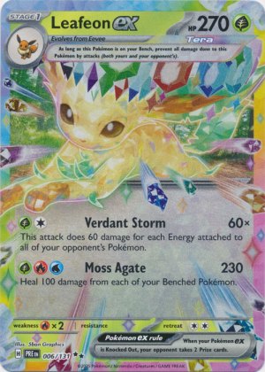 Leafeon ex 006/131 Leafeon ex 006/131