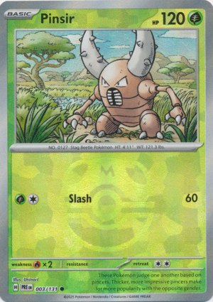 Pinsir 003/131 Master Ball Foil Pinsir 003/131 Master Ball Foil