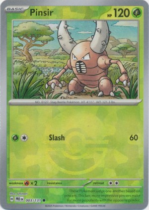 Pinsir 003/131 Poke Ball Foil Pinsir 003/131 Poke Ball Foil