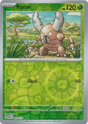 Pinsir 003/131 Reverse Foil Pinsir 003/131 Reverse Foil