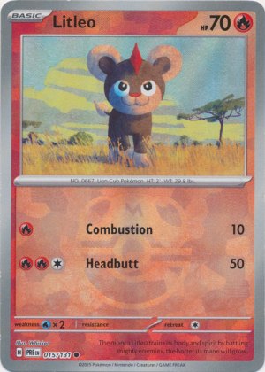 Litleo 015/131 Master Ball Foil Litleo 015/131 Master Ball Foil