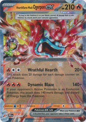Hearthflame Mask Ogerpon ex 017/131 Hearthflame Mask Ogerpon ex 017/131
