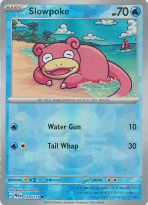 Slowpoke 018/131 Poke Ball Foil Slowpoke 018/131 Poke Ball Foil