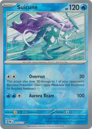 Suicune 024/131 Poke Ball Foil Suicune 024/131 Poke Ball Foil