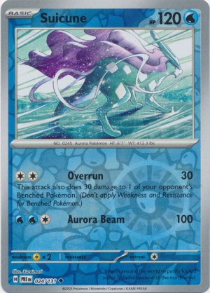 Suicune 024/131 Reverse Foil Suicune 024/131 Reverse Foil