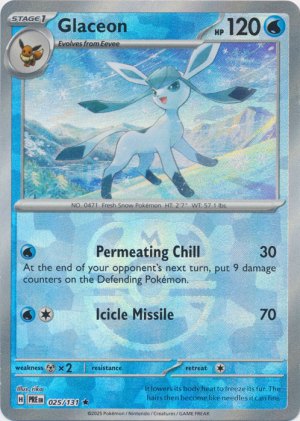 Glaceon 025/131 Master Ball Foil Glaceon 025/131 Master Ball Foil