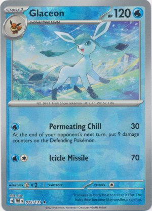 Glaceon 025/131 Poke Ball Foil Glaceon 025/131 Poke Ball Foil