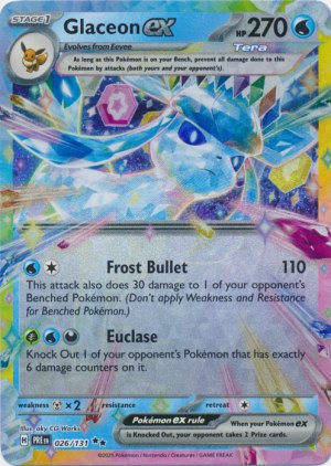 Glaceon ex 026/131 Glaceon ex 026/131