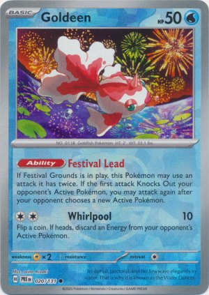 Goldeen 020/131 Master Ball Foil Goldeen 020/131 Master Ball Foil