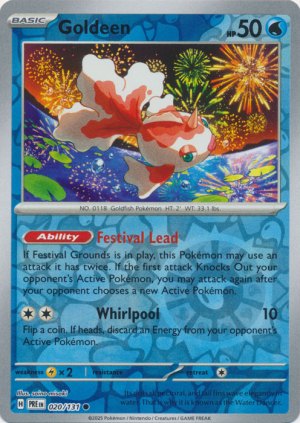 Goldeen 020/131 Reverse Foil Goldeen 020/131 Reverse Foil