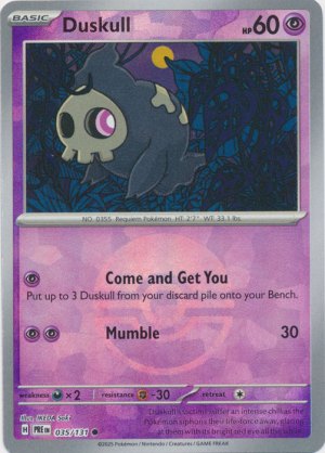 Duskull 035/131 Poke Ball Foil Duskull 035/131 Poke Ball Foil