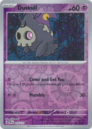 Duskull 035/131 Reverse Foil Duskull 035/131 Reverse Foil