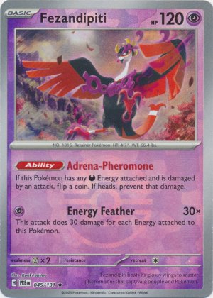 Fezandipiti 045/131 Poke Ball Foil Fezandipiti 045/131 Poke Ball Foil