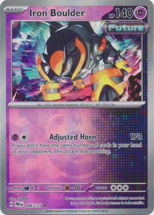 Iron Boulder 046/131 Master Ball Foil Iron Boulder 046/131 Master Ball Foil