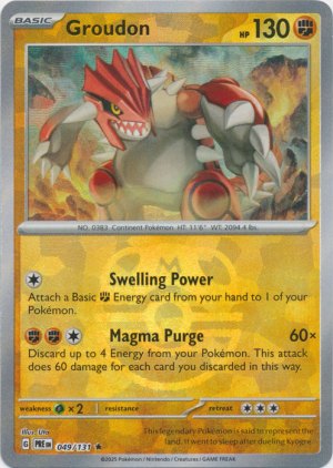 Groudon 049/131 Master Ball Foil Groudon 049/131 Master Ball Foil