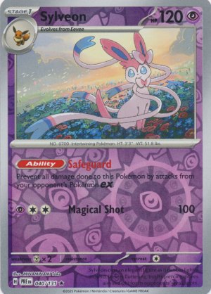 Sylveon 040/131 Reverse Foil Sylveon 040/131 Reverse Foil