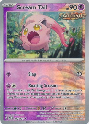 Scream Tail 042/131 Poke Ball Foil Scream Tail 042/131 Poke Ball Foil