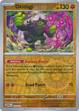 Okidogi 057/131 Reverse Foil Okidogi 057/131 Reverse Foil