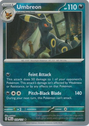 Umbreon 059/131 Poke Ball Foil Umbreon 059/131 Poke Ball Foil