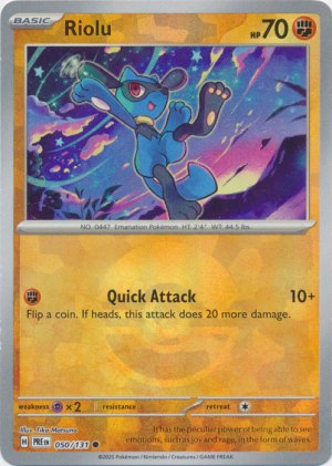 Riolu 050/131 Poke Ball Foil Riolu 050/131 Poke Ball Foil