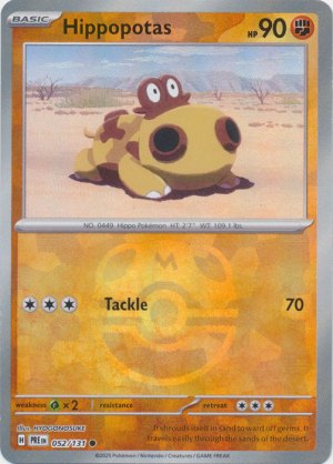 Hippopotas 052/131 Master Ball Foil Hippopotas 052/131 Master Ball Foil