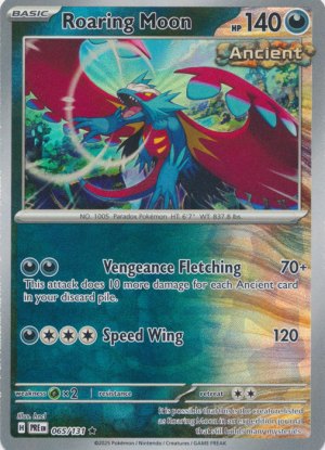 Roaring Moon 065/131 Poke Ball Foil Roaring Moon 065/131 Poke Ball Foil