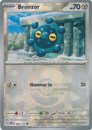 Bronzor 066/131 Poke Ball Foil Bronzor 066/131 Poke Ball Foil