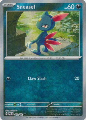 Sneasel 061/131 Master Ball Foil Sneasel 061/131 Master Ball Foil