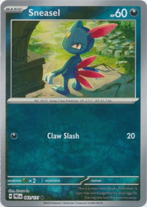 Sneasel 061/131 Poke Ball Foil Sneasel 061/131 Poke Ball Foil