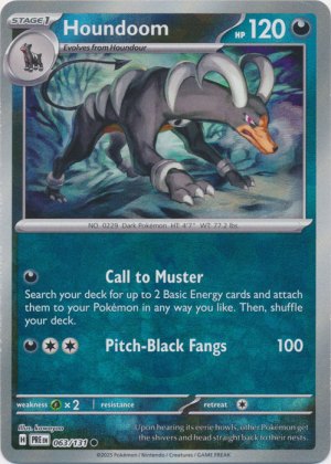 Houndoom 063/131 Master Ball Foil Houndoom 063/131 Master Ball Foil