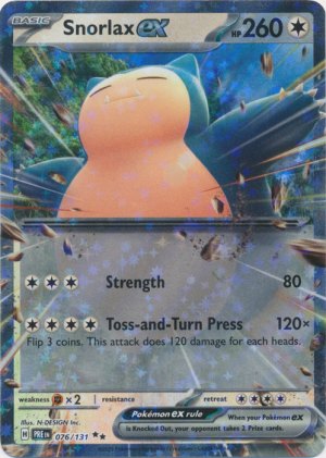Snorlax ex 076/131 Snorlax ex 076/131