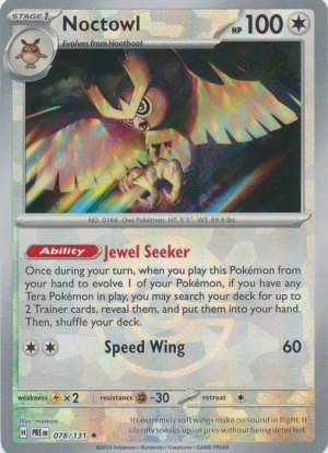 Noctowl 078/131 Poke Ball Foil Noctowl 078/131 Poke Ball Foil