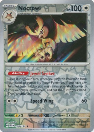 Noctowl 078/131 Reverse Foil Noctowl 078/131 Reverse Foil
