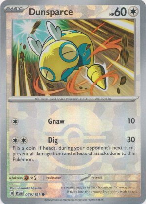 Dunsparce 079/131 Poke Ball Foil Dunsparce 079/131 Poke Ball Foil