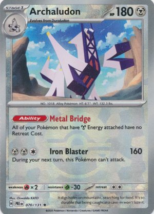 Archaludon 070/131 Poke Ball Foil Archaludon 070/131 Poke Ball Foil