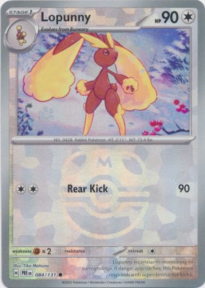 Lopunny 084/131 Master Ball Foil Lopunny 084/131 Master Ball Foil