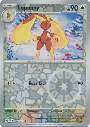 Lopunny 084/131 Reverse Foil Lopunny 084/131 Reverse Foil
