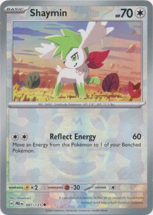 Shaymin 087/131 Master Ball Foil Shaymin 087/131 Master Ball Foil