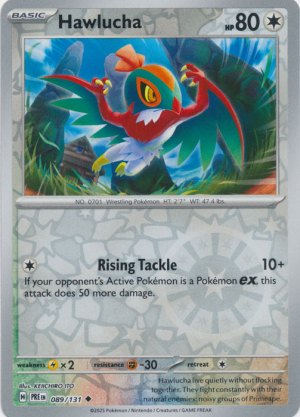 Hawlucha 089/131 Reverse Foil Hawlucha 089/131 Reverse Foil